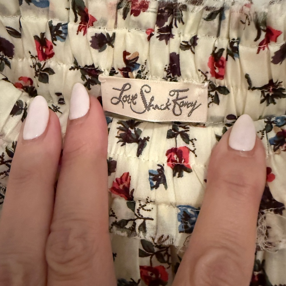 LoveShackFancy Ruffle Mini Skirt - Picture 3 of 5